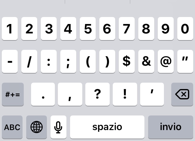 Italian Keyboard Symbol Apple Community