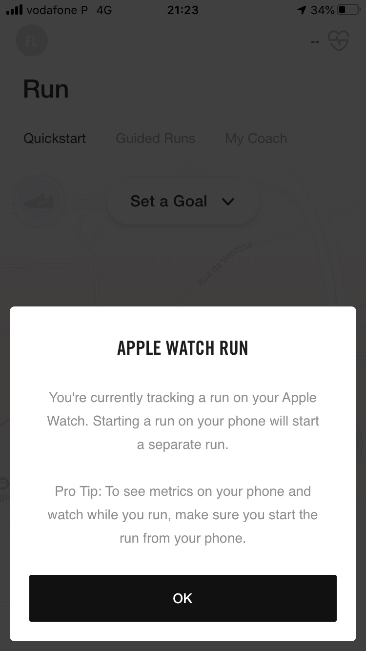 Nike run club on watch keeps turning off … Apple Community