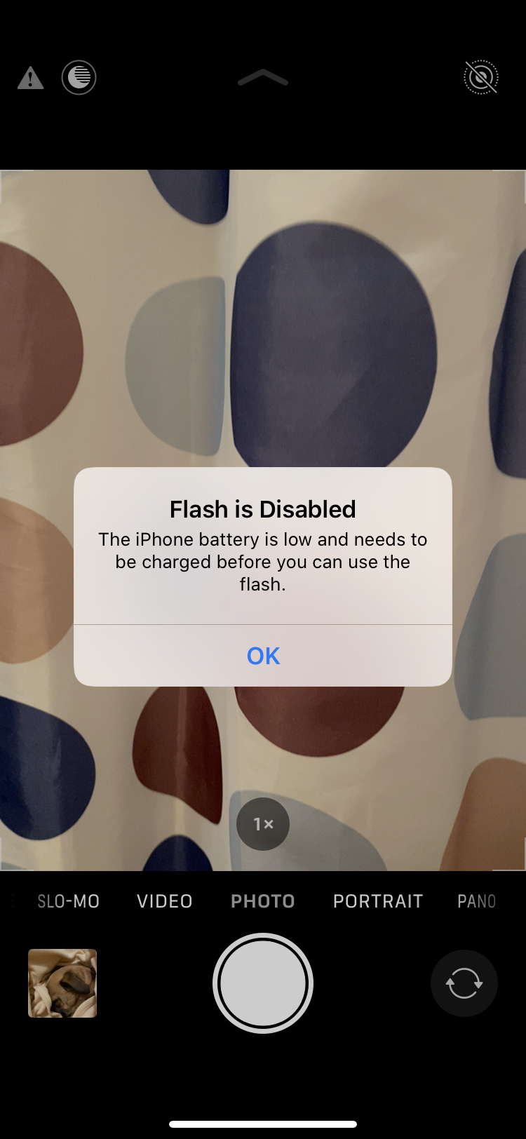 Iphone Battery Low And Flash Disabled Apple Community