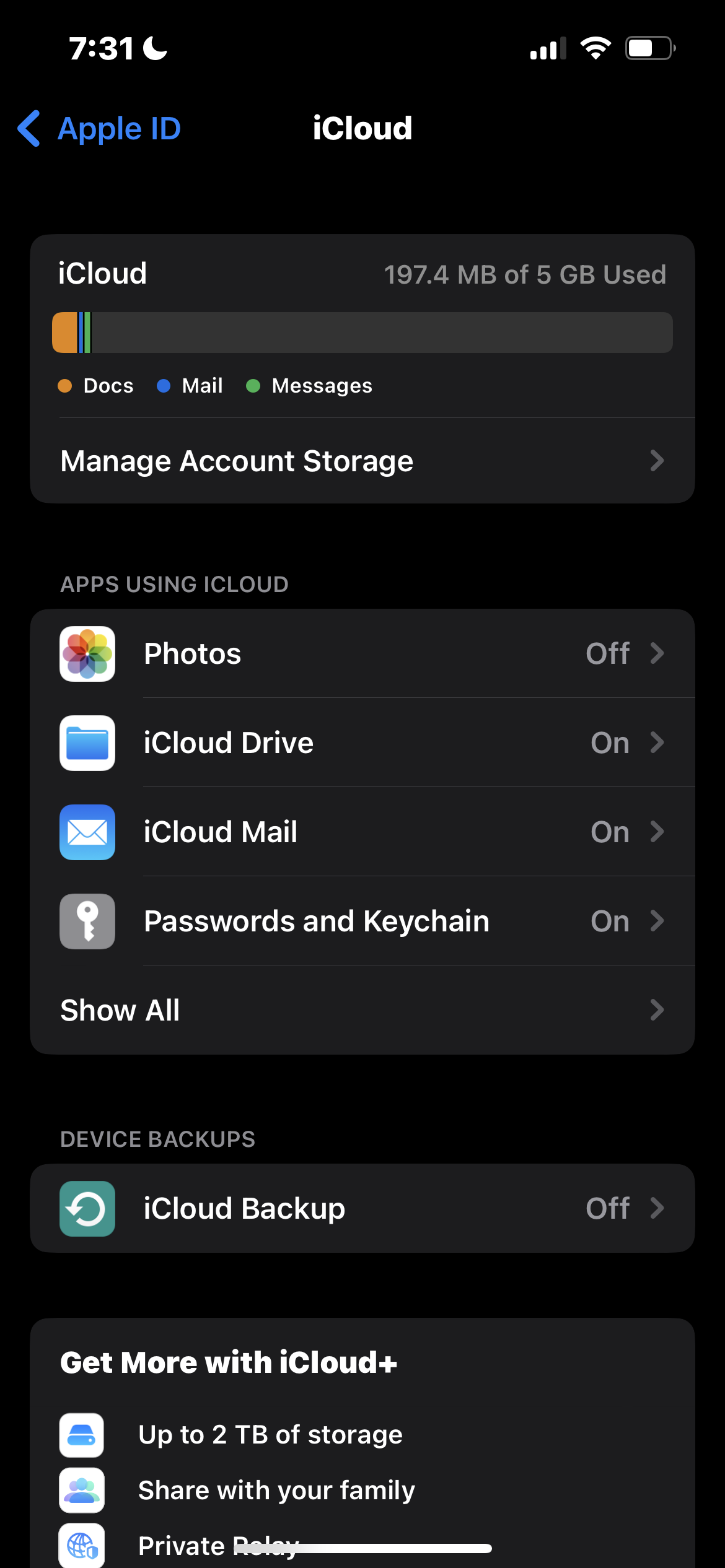 iCloud VS iCloud Drive in storage?? Apple Community