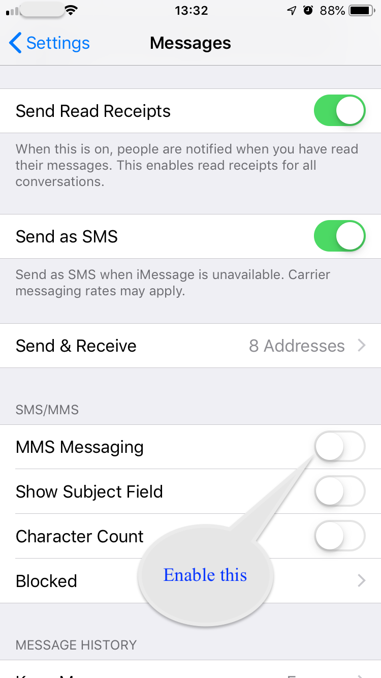 Stopped receiving group texts. - Apple Community