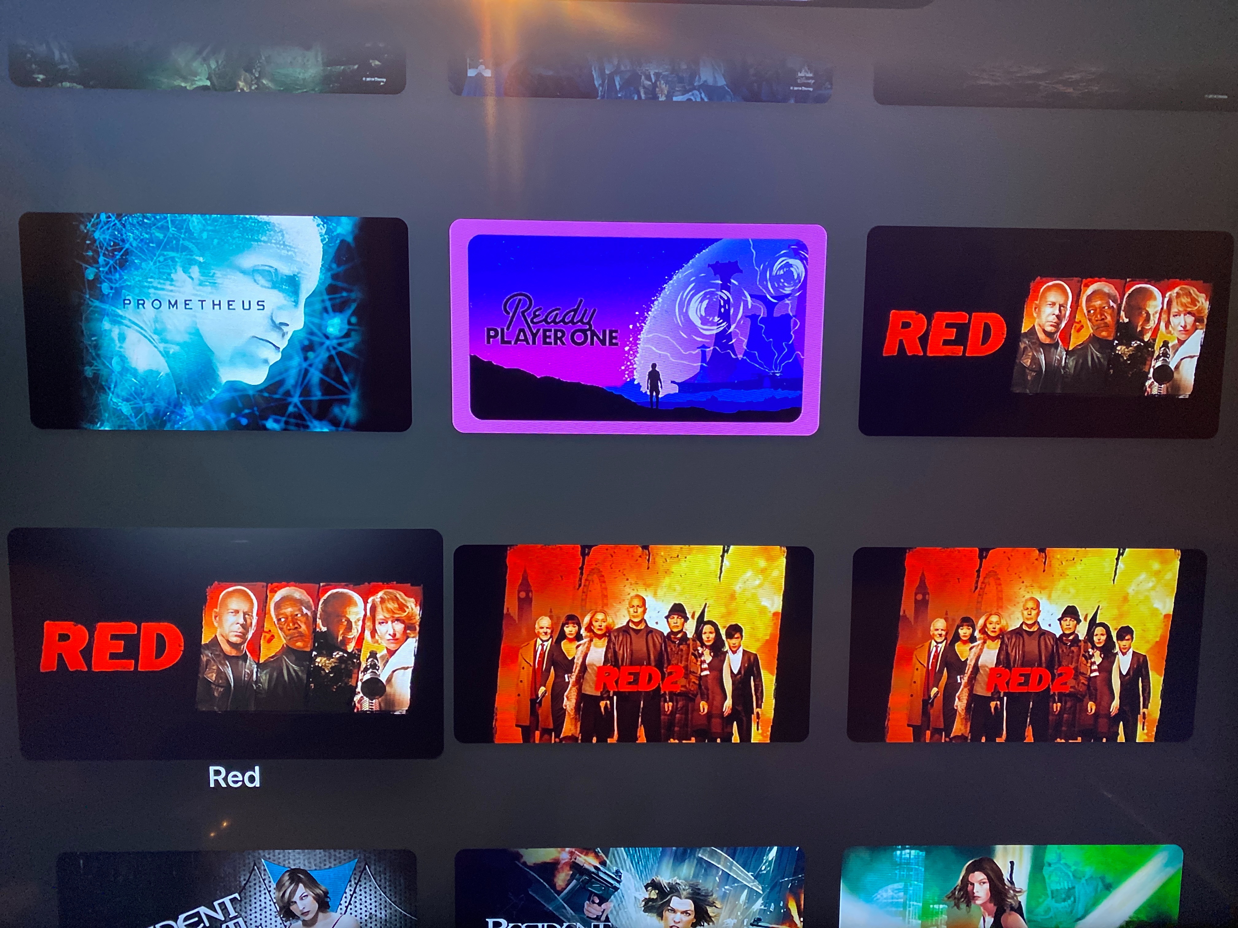 How do I hide movies on Apple TV?