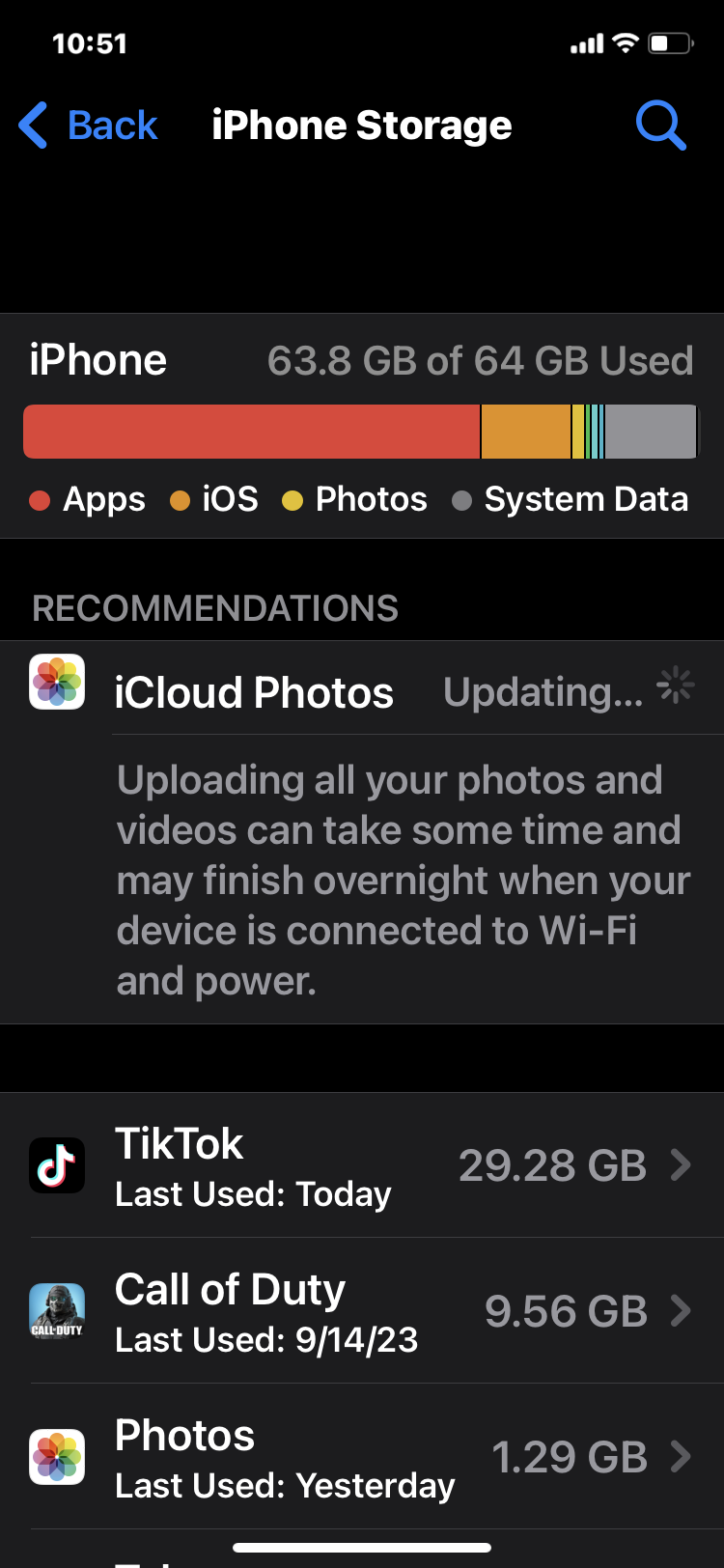 my iphone Storage keeps saying it’s full … Apple Community