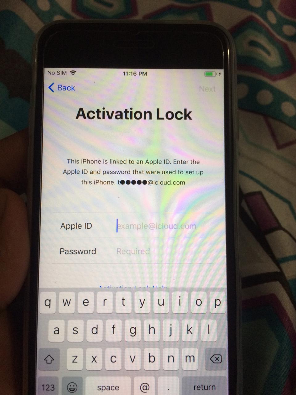 icloud activation lock...................… - Apple Community