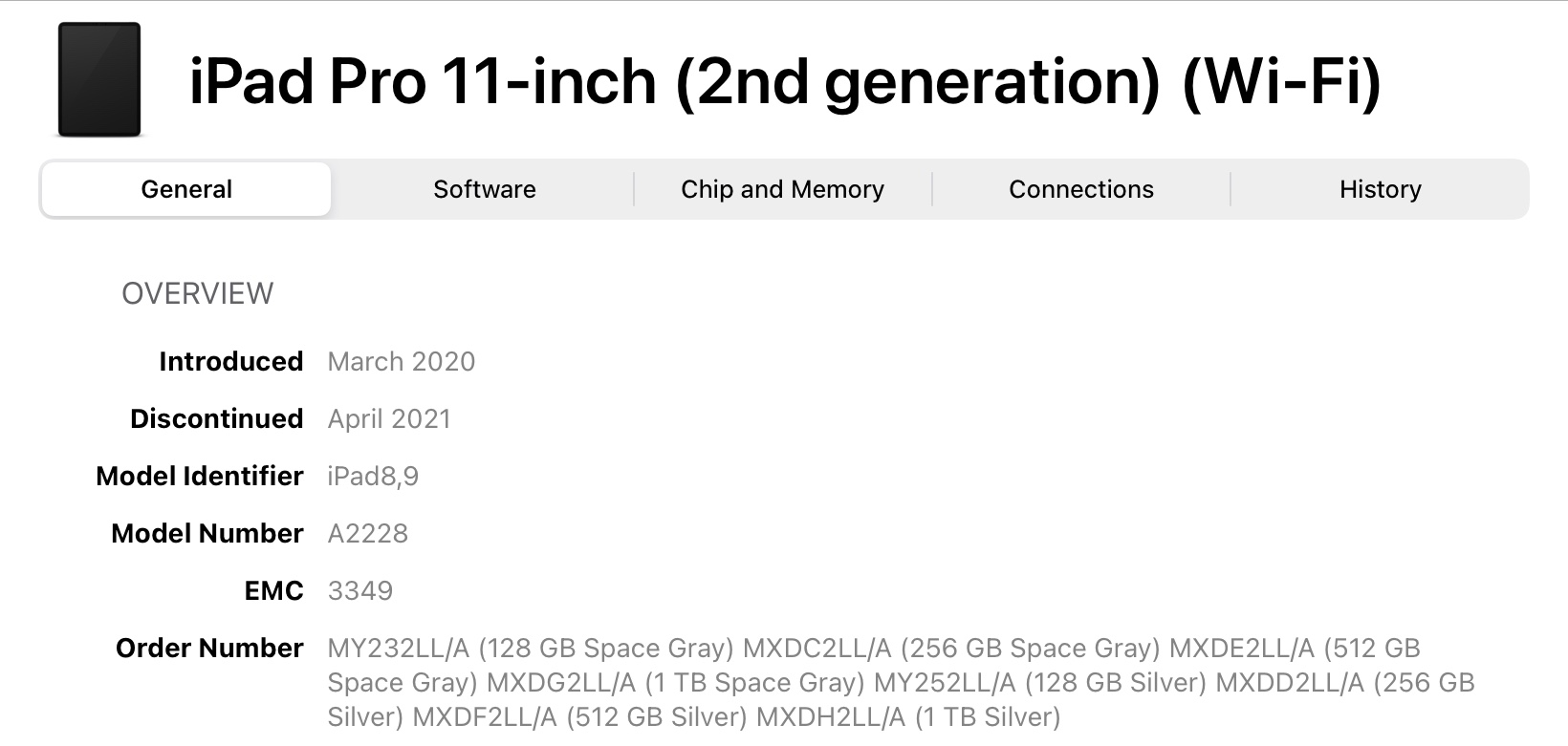 my model number A2228 but I cant find it … - Apple Community