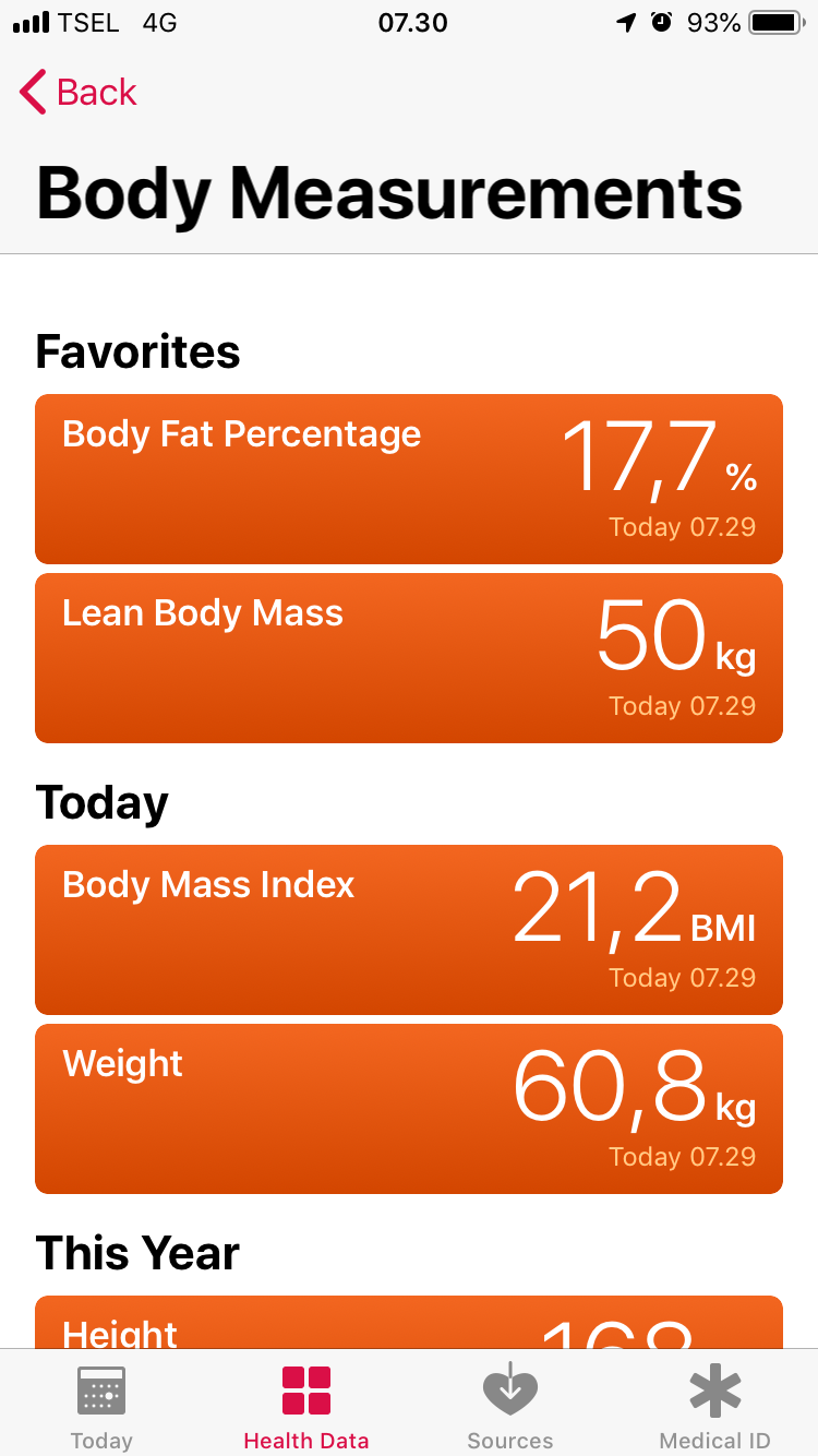Apple Health shows different weights - Apple Community
